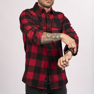 Burnside Men's Plaid Flannel Shirt