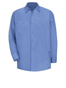 Red Kap Shirts - Men's Long Sleeve Industrial Work Shirt - Shirts, Uniforms