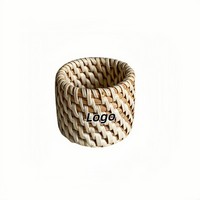 Handcrafted Eco-Friendly Natural Rattan Dining Napkin Rings for Rustic Table Décor - Rings