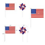 American Flag Star Ground Plug