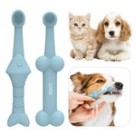 Pet Silicone Finger Toothbrush Set Soft Bristle Dog & Cat Oral Cleaning Kit 360° Flexible Silicon