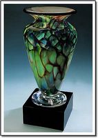 Jade Monarch Athena Vase w/ Marble Base (3.25"x7.5") - Vases, Awards