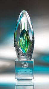 8.5" Elation Optic Crystal Award