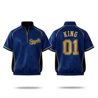Premium Short Sleeve Quarter Zip Velvet Sense Baseball - Pants, Uniforms