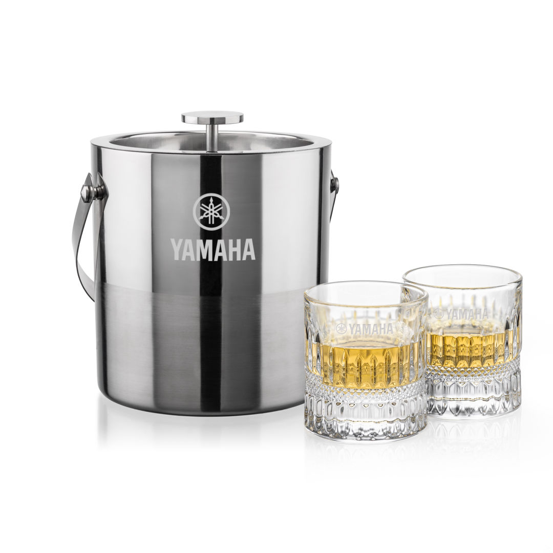 Catania Ice Bucket & Hathaway On-the-Rocks Set - Glasses-Drinking