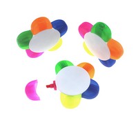 5" 1 Flower Highlighter Pens - Highlighters, Books
