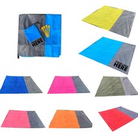 Lightweight Waterproof Picnic Beach Mat With Carry Bag & Anchor Kit - Mats, Blankets