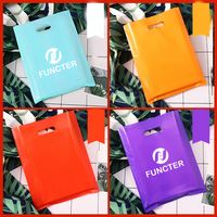 9"x12" 2.4mil Merchandise Bag W/ Die Cut Handle for Boutique Bag Shopping Clothes Packaging Bag - Pouches, Bags