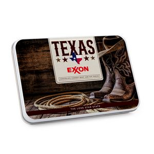 Gift Tin with Cowboy Boot and Hat Chocolates