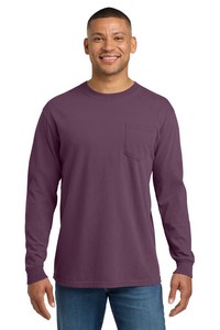 COMFORT COLORS ® Heavyweight Ring Spun Long Sleeve Pocket Tee.