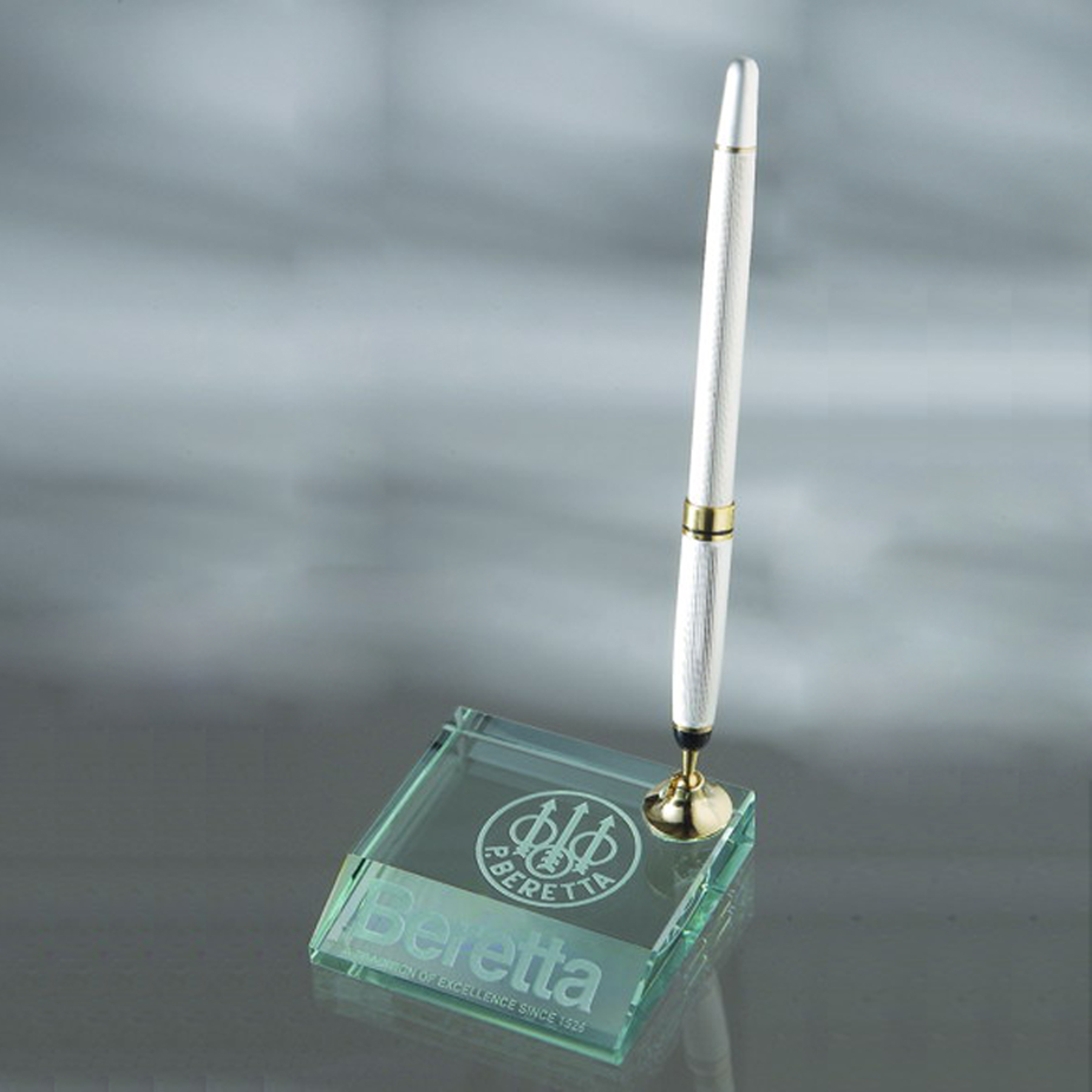 Jade Glass Pen Set w/1 Pen - Awards, Crystal