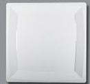 Premium Square Plastic Plate (10")