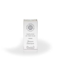 Alexis Clear Crystal Column, Medium