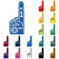 18" #1 Foam Hand - Toys, Foam