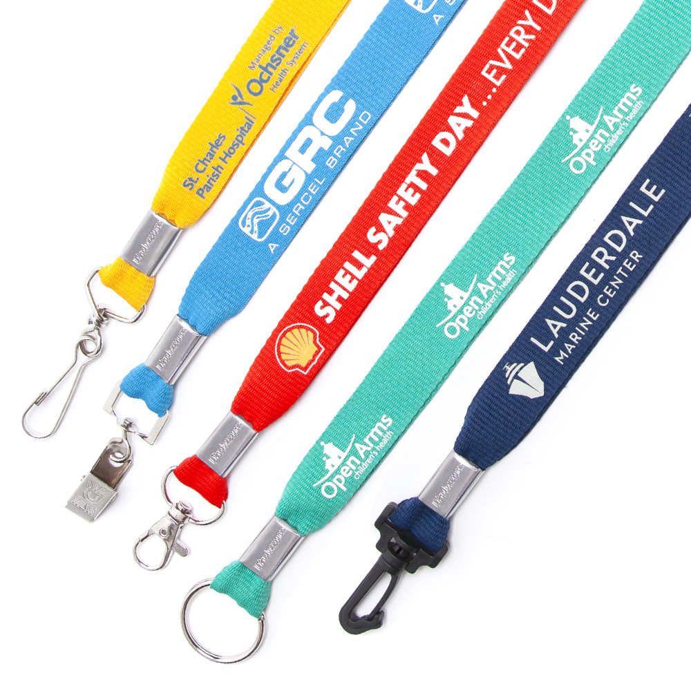 3/8" 8 Day Flat Polyester Lanyard - Lanyards, Badge Holders