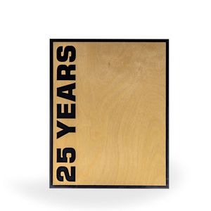 Decklin Award Plaque, 25 Year - UV Print