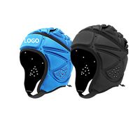 Flag Football Rugby Soft Helmet Scrum Cap Soft Shell Soccer Headgear - Helmets, Caps
