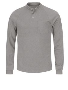 Bulwark Shirts - Men's 6.5Oz Long Sleeve Ct2 Henley Shirt - Shirts, Uniforms