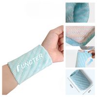 Cotton Terry Cloth Badminton Sport Wristband - Wristbands, Headbands