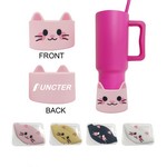 Boxed Cat Shape Silicone Cup Base Protector 3.1" Diameter