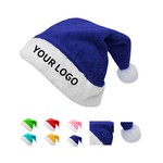 Plush Material Santa Hat Eleven Point Eight One Inches Length Fifteen Point Seven Four Inches Height