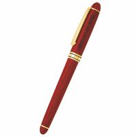 Wooden Rosewood Cap Off Roller Ball Pen With Gold Trim - Pens, Pencils