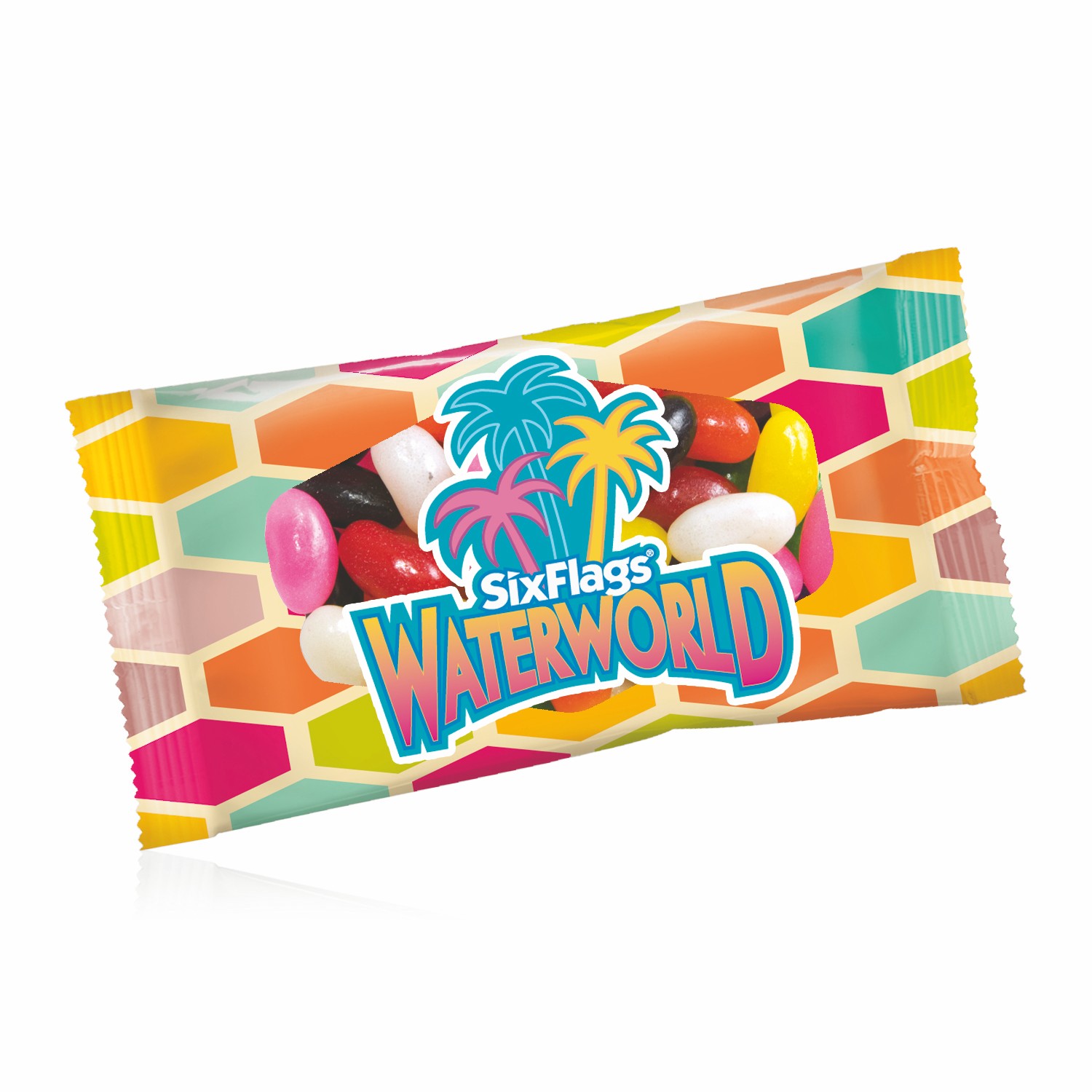 1 Oz. Full Color DigiBag® w/Assorted Jelly Beans