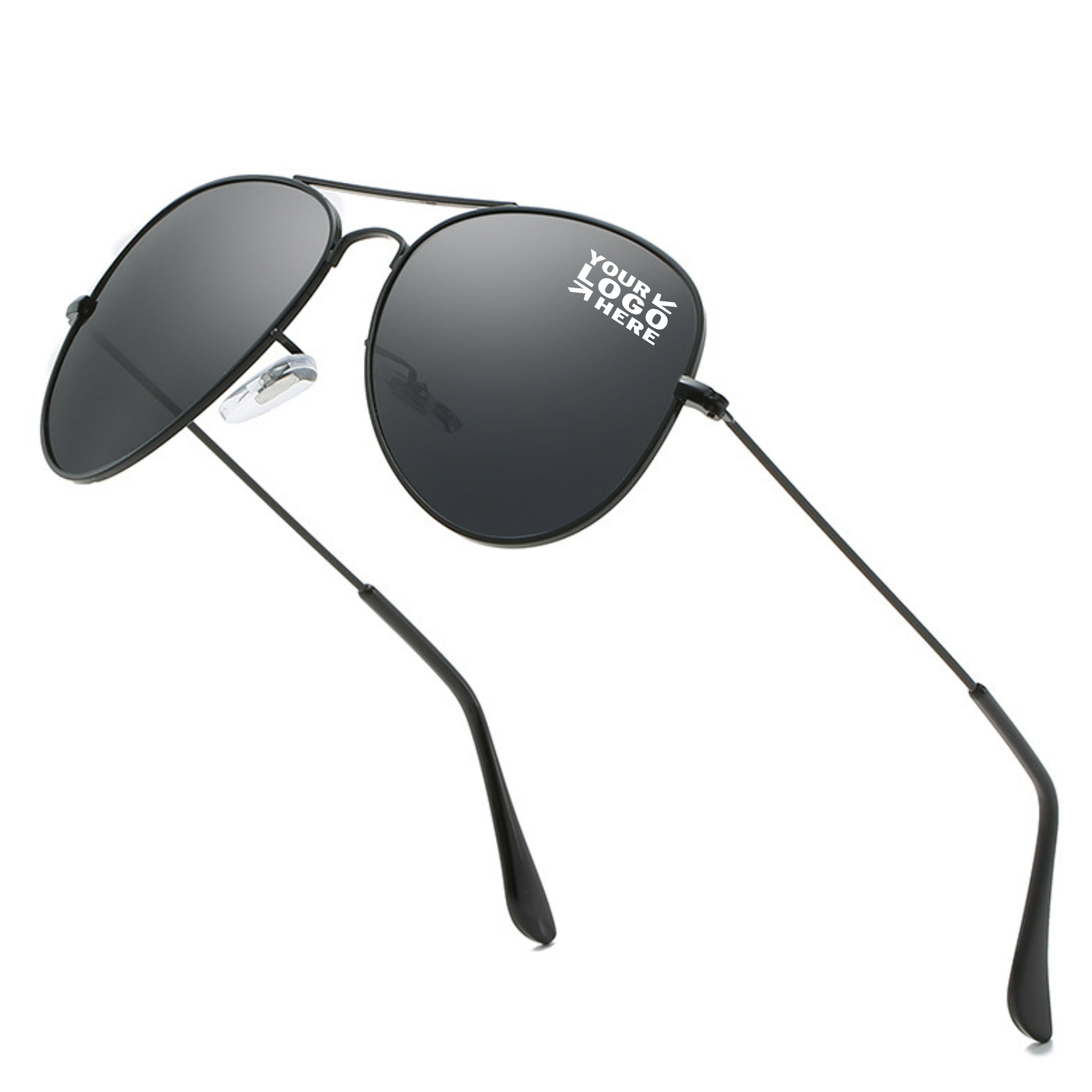 Metal Pilot Aviator Sunglasses - Sunglasses