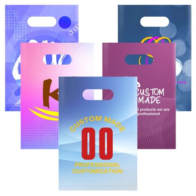 Full Color Die Cut Plastic Bag