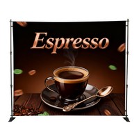 Professional 8' x 10' Step and Repeat Banner Stand Kit - Banners, Displays
