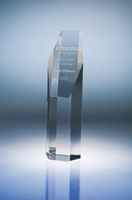 6" Pillar Crystal Award