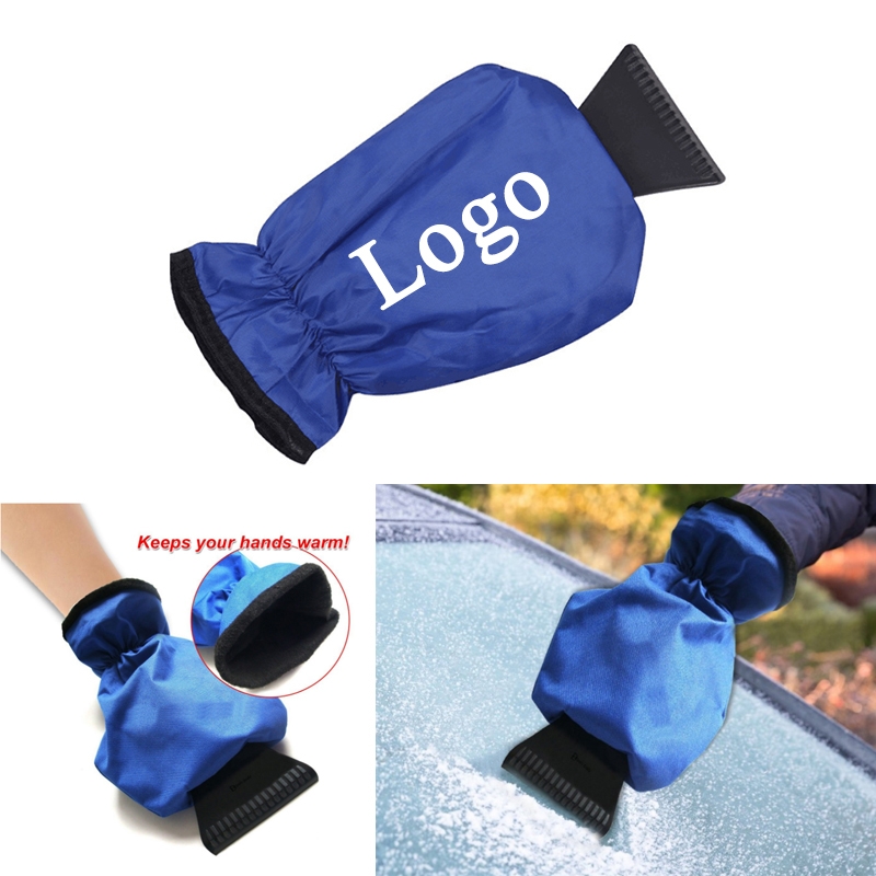 Durable Car Windshield Ice Scraper/Hand Mitten - Scrapers, Mittens