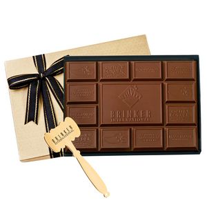 Large 13 Section Molded Chocolate Bar