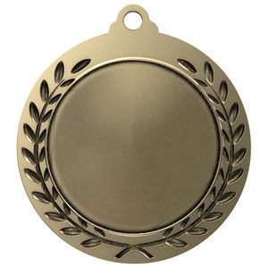 Antique' Martial Arts Wreath Award Medallion (2-3/4")