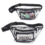 Clear Triple Zipper Fanny Pack