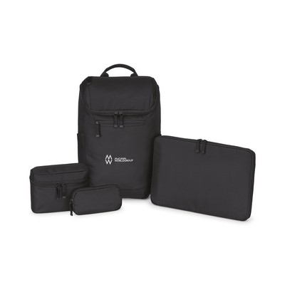 Mobile Professional Laptop Backpack - Black