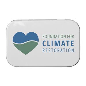 Rectangular Tin - Imprinted Conversation Hearts