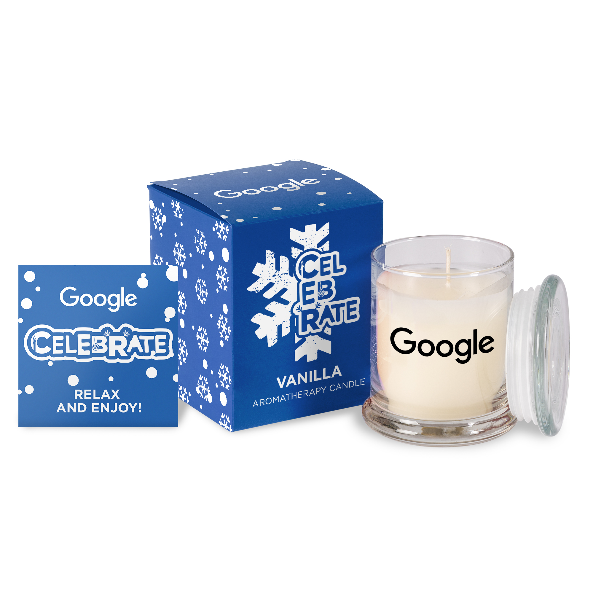 12 Oz. Glass Jar Candle with Lid in Soft Touch Gift Box