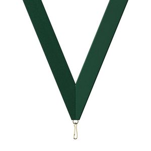 Hunter Green Neckband (7/8" x 34")