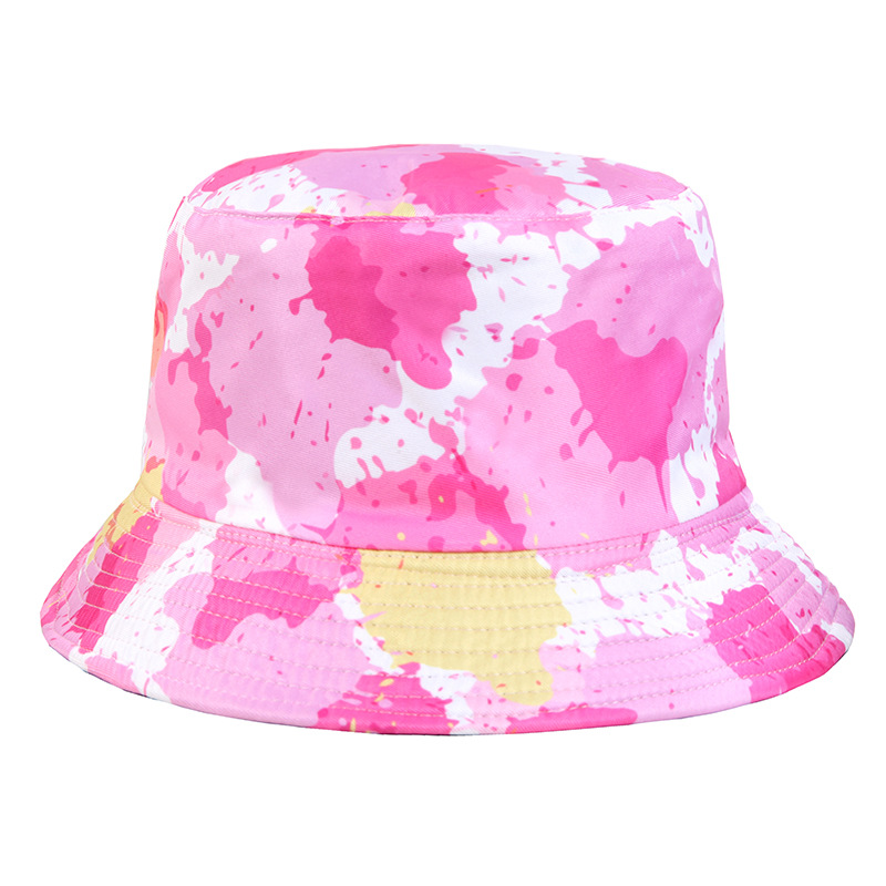 #51 Colorful Graffiti Print Pattern Bucket Hat For Men And Women - Hats