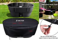300 Gallon Oval Stock Tank Cover, Ice Bath Cover, Pet Pool Cover, Water Tank Sleeve - Covers, Sleeves