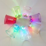 LED Glowing Clear Polystyrene Whisky Glass