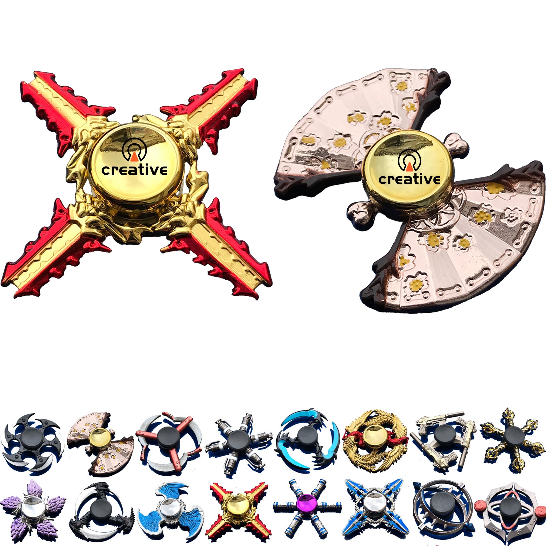 Creative Shaped Themed Fidget Spinners - Spinners, Toys