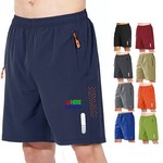 Mens Quick Dry Athletic Running Shorts