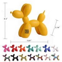 Colorful Resin Balloon Dog Sculpture - Art