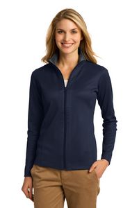 Port Authority® Women's Vertical Texture Full-Zip Jacket.