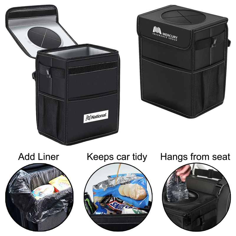 Multipurpose Car Storage / Trash Bin Travel Companion - Wastebaskets