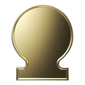 Express Balloon Shaped Lapel Pin w/ Standard Magnet Back (1" x 1-1/4")