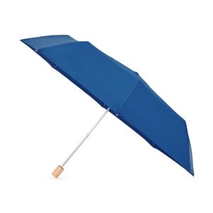 Elements 43" Recycled Manual Folding Umbrella - Royal Blue