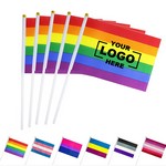 Colorful Flags with Poles